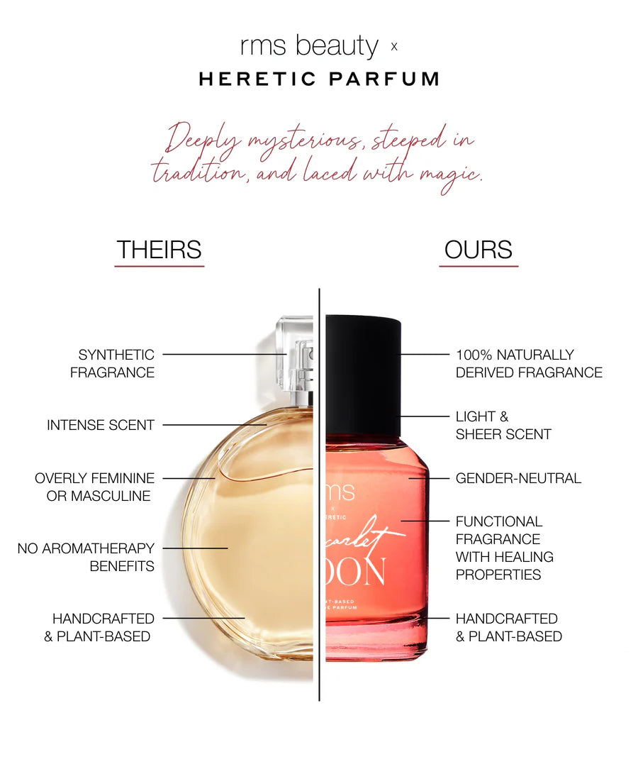 Scarlet Moon Clean Perfume for Women - Long Lasting Fragrance Oil, Vegan & Cruelty Free - Perfect for Daily Wear, Date Night & Special Occasions