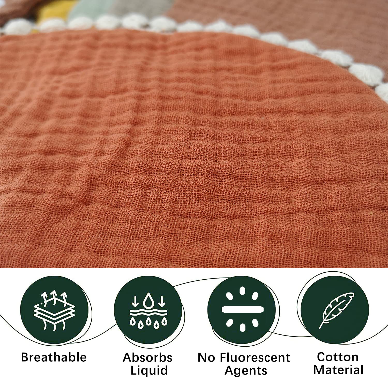 **Baby Bandana Drooling Bibs Set - Soft Muslin Cotton Teething Bibs for Boys & Girls, Newborn & Toddler (Unisex) - Perfect for Feeding, Drool Control & Outfit Protection**