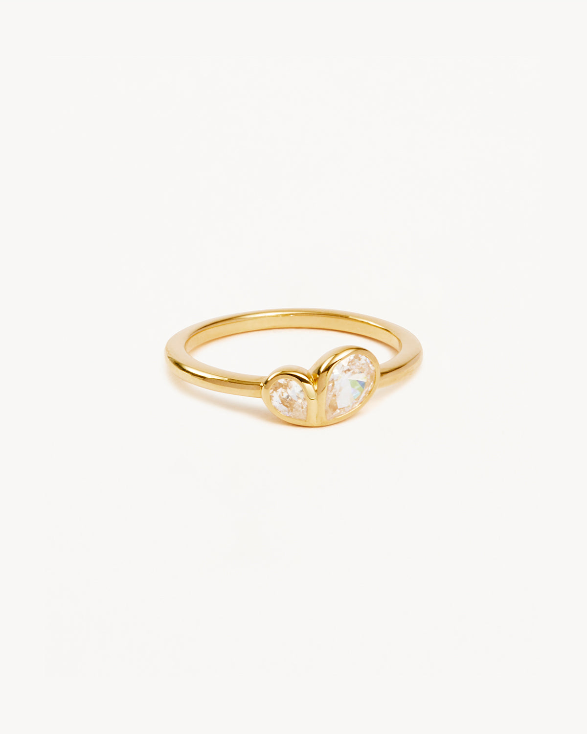 18K Gold Vermeil Adored Ring for Women - Elegant Stackable Dainty Jewelry Gift for Anniversary, Valentine's Day & Everyday Wear