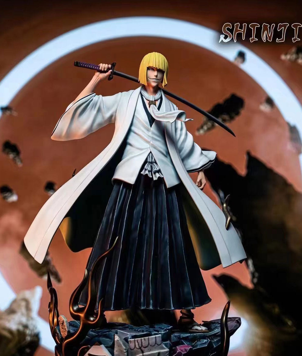 Blood War Arc Shinji Hirako Anime Figure - Niren x IW Studio Collectible Bleach Character Statue | Perfect for Anime Fans, Manga Collectors & Home Decor