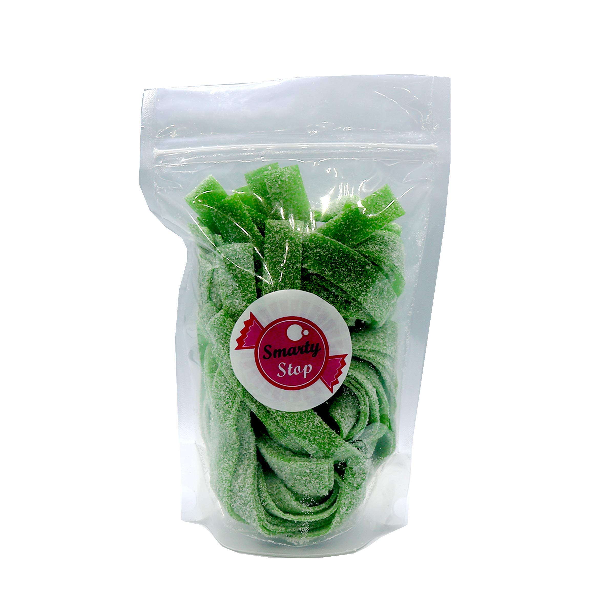 Smarty Stop Sour Gummy Candy Strips - Watermelon Flavor (1 Pound Bag) | Bulk Sour Candy for Parties, Movie Nights & Office Snacks