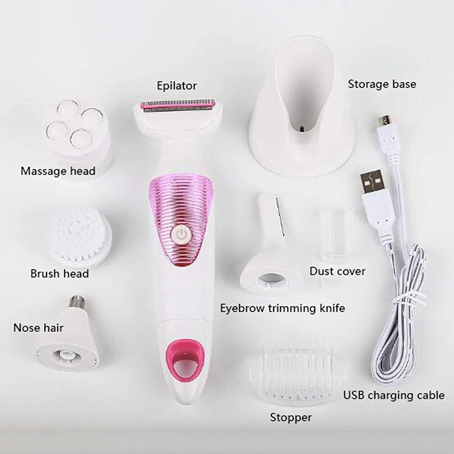 Best Electric Razor for Women - Rechargeable Wet & Dry Bikini Trimmer, Painless Hair Removal for Legs, Underarms & Body, Cordless with LED Light | Perfect for Travel, Gym & Everyday Smooth Skin Care