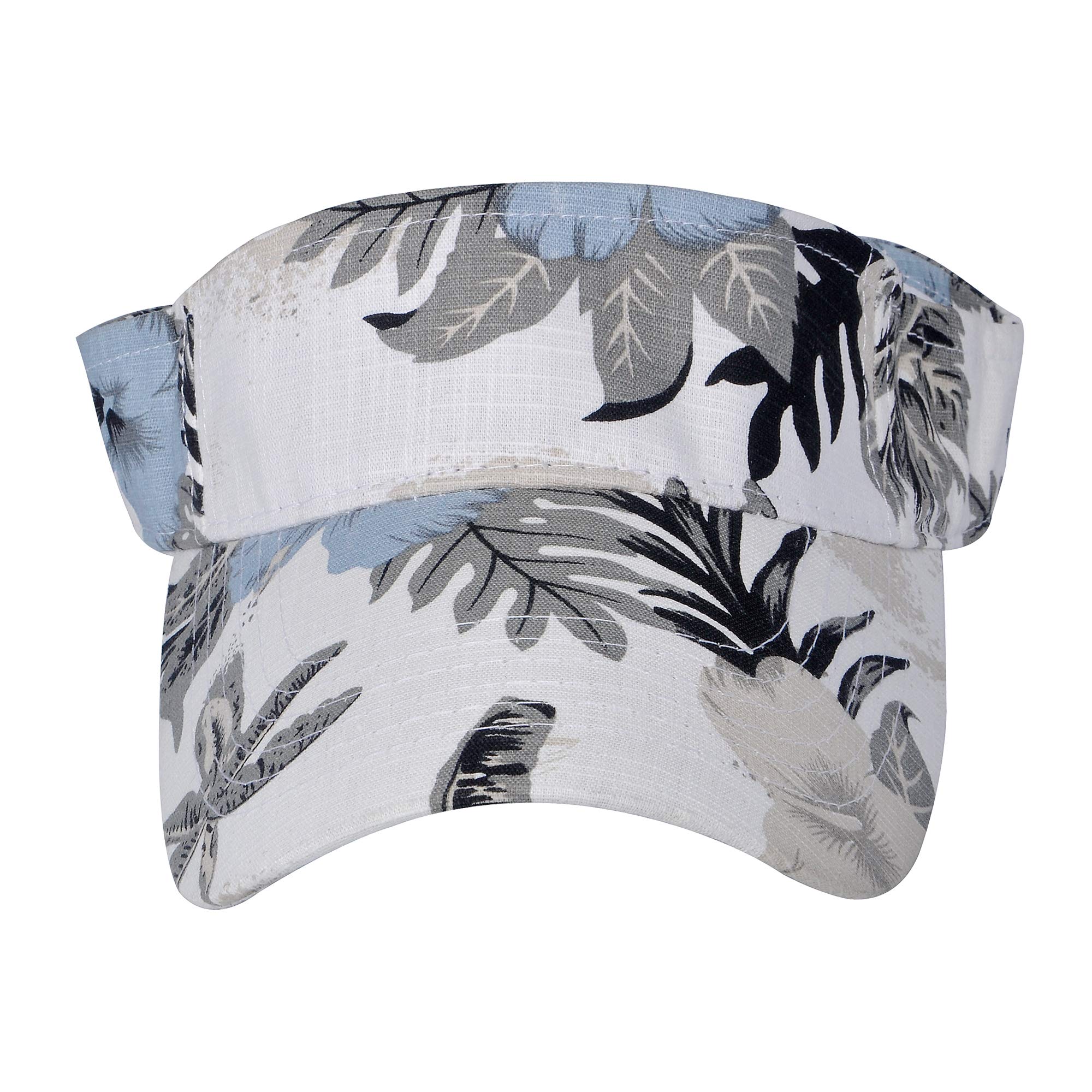 ZLYC Custom Printed Sports Sun Visor Hats for Women & Girls - UV Protection Running Golf Tennis Outdoor Activities