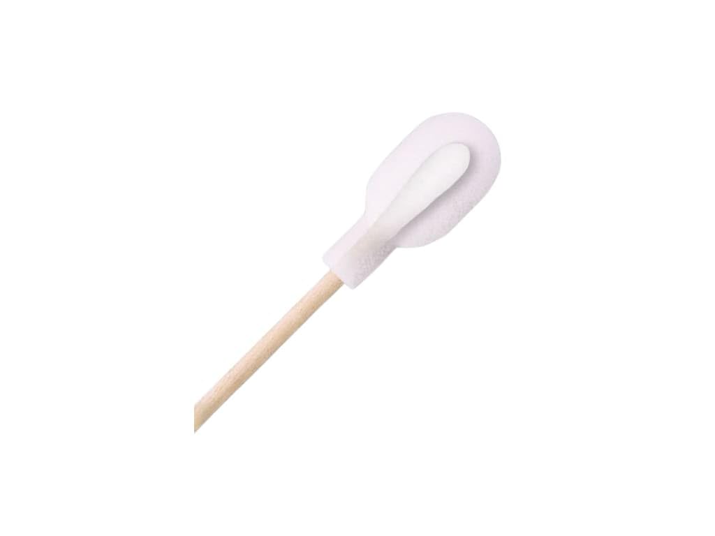 Chemtronics Coventry Dry Cotton Foam Electronics Cleaning Swabs - 6 Inch Length - 43170 (Pack of 100) - Perfect for PC, Laptop, and Camera Lens Cleaning