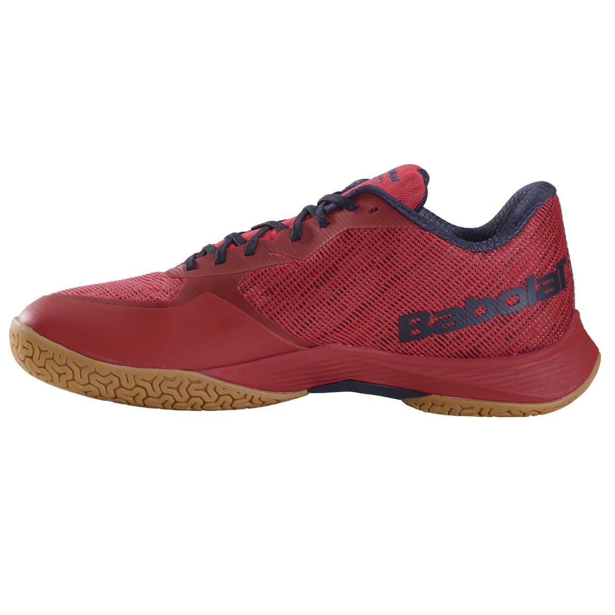 Babolat Shadow Spirit Men's Indoor Court Shoes for Badminton & Volleyball - Lightweight Tennis Shoes with Cushioning (Poppy Red/Black) - Perfect for Indoor Sports & Gym Training
