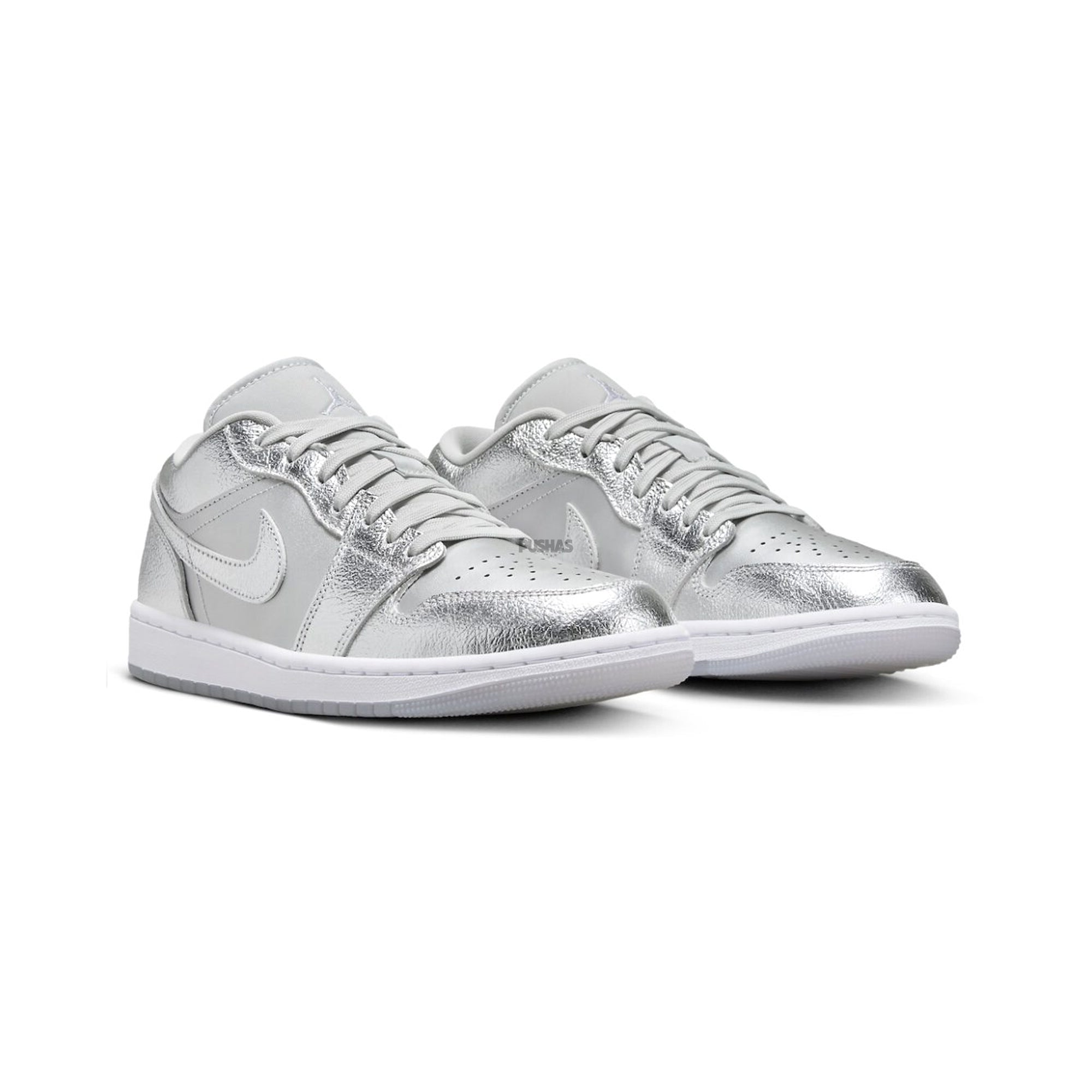 Air Jordan 1 Low SE 'Metallic Silver' Women's Shoes 2024 - Lightweight Basketball Sneakers for Women, Fashionable Gym & Streetwear - Perfect for Running, Workouts and Casual Outfits