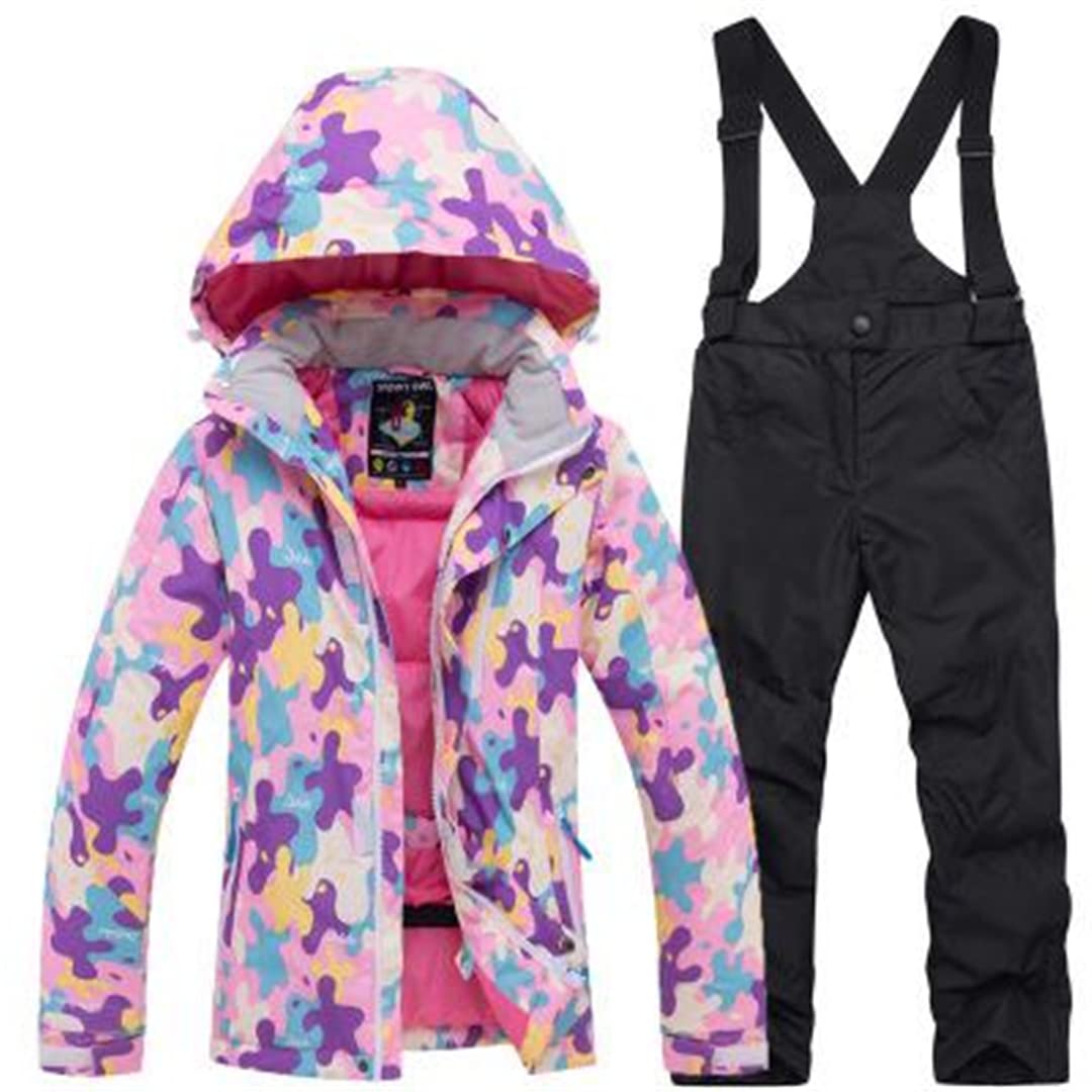**Kids Waterproof Ski Snow Suit Set - Winter Jacket & Pants for Boys & Girls - Outdoor Sports Snowboarding & Sledding Outfit**    *(Perfect for Skiing, Snowboarding, Sledding & Winter Play!)*
