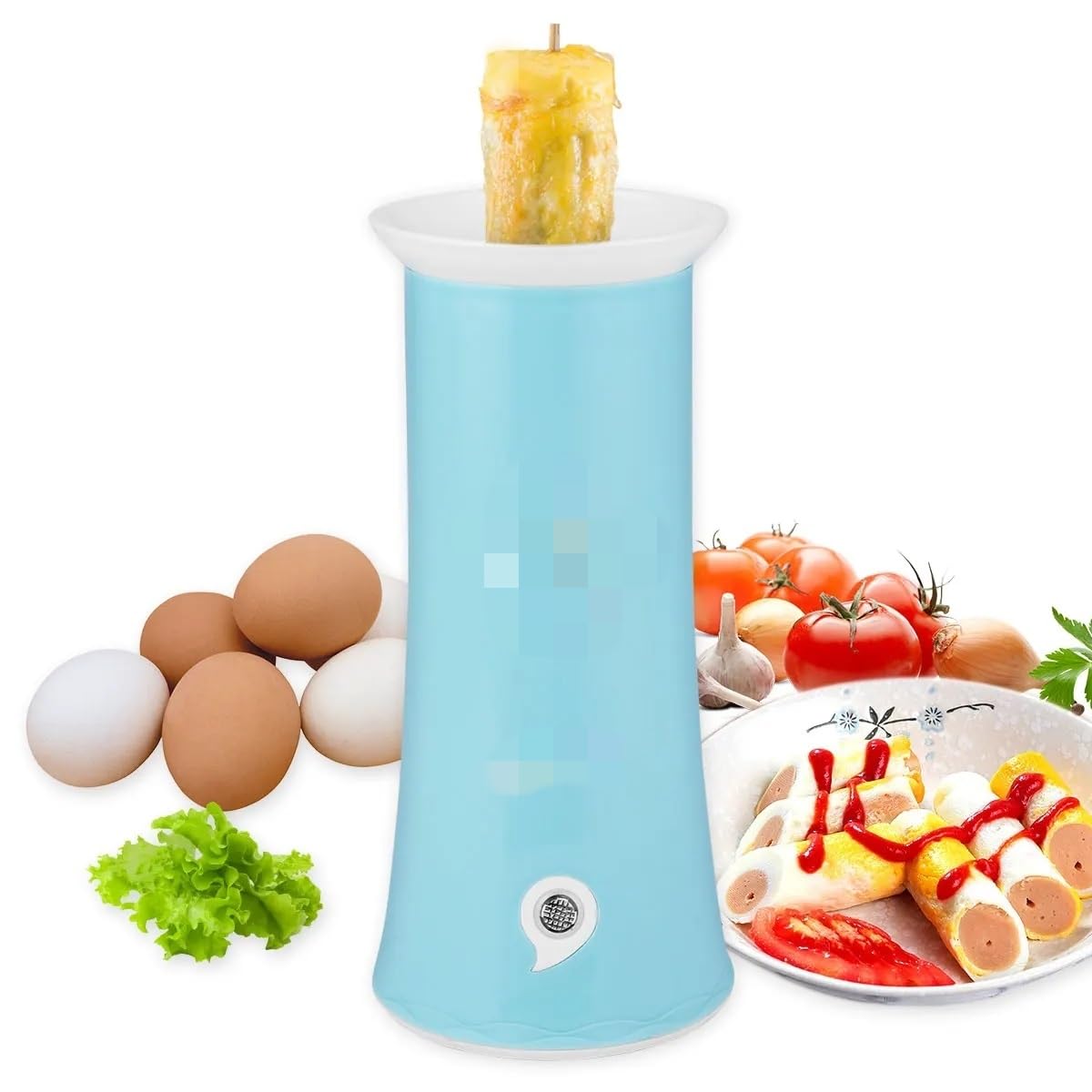 Automatic Egg Roll Maker Electric Egg Boiler - Omelette & Sausage Cooking Tool with Rising Function, Perfect for Breakfast Meal Prep & Home Kitchen Use (Color: 1)