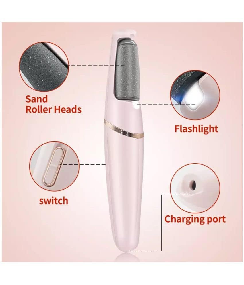 GOPAD Electric Foot Callus Remover - Professional Pedicure Machine for Hard Cracked Skin & Dead Skin Removal - Rechargeable Foot Scrubber Roller with Spin Technology - Home Spa Pedi Care (Multicolor) - Perfect for At-Home Foot Care & Relaxation After Workouts