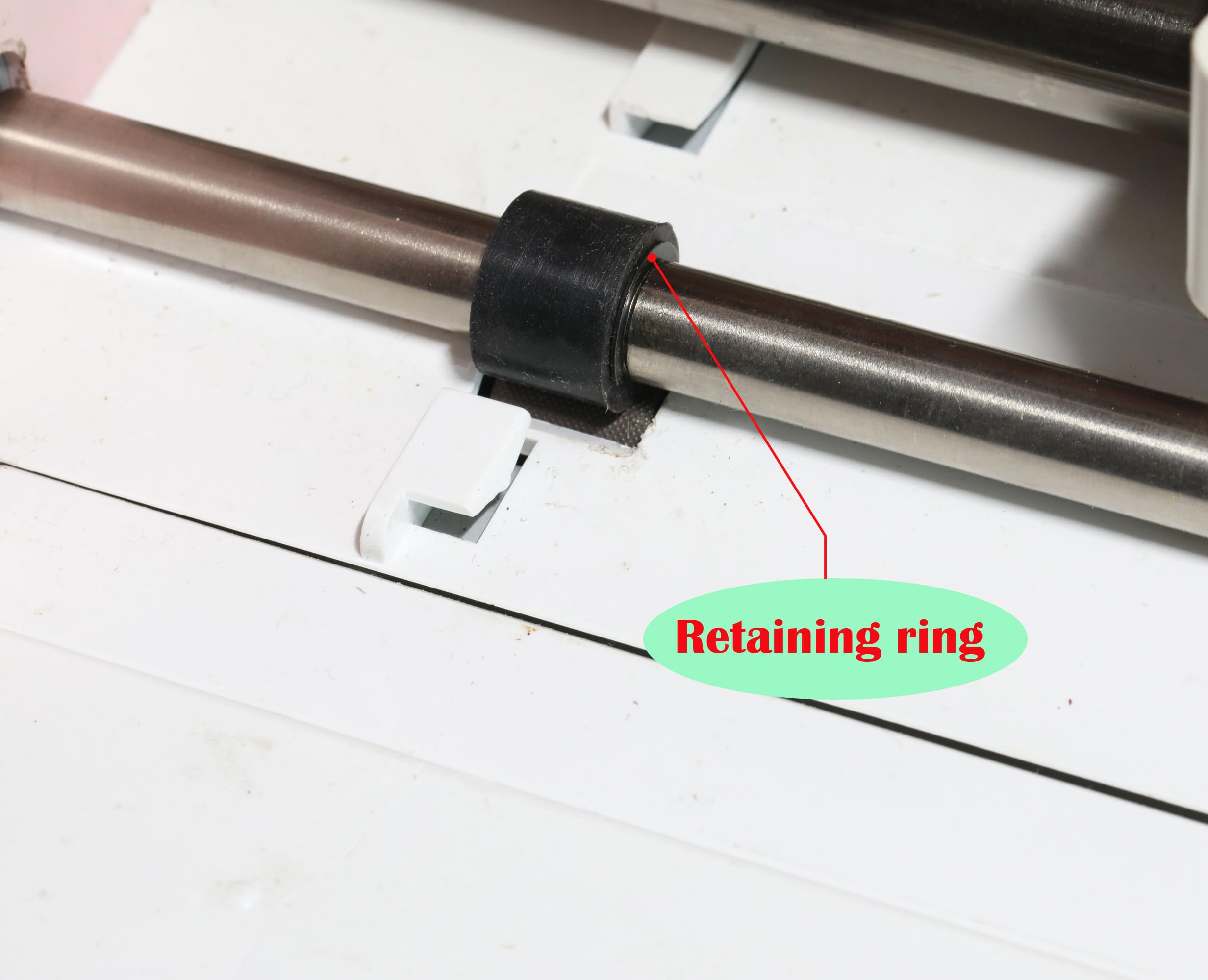 12-Piece Retaining Clip Rings for Cricut Maker & Explore Air - Secure Rubber Roller Wheels, Prevent Movement - Perfect for DIY Crafting, Vinyl Cutting, and Scrapbooking Projects