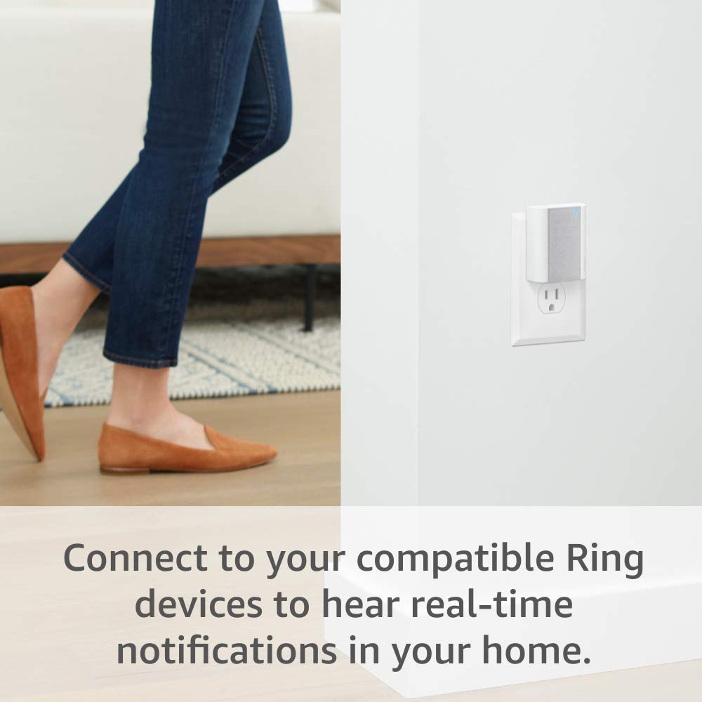 Smart Ring Chime - Wireless Doorbell Alert with Customizable Tones & Volume | Perfect for Home, Office & Apartment Security
