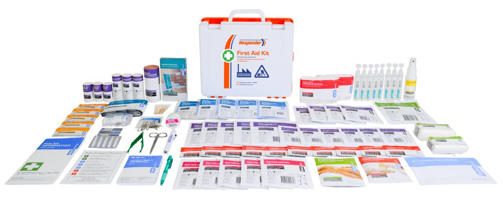 Responder 4 Series Rugged First Aid Kit - Emergency Medical Supplies for Outdoor Adventures, Camping, Hiking & Workplace Safety