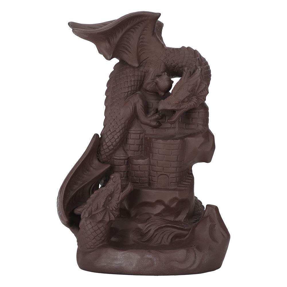 Premium Backflow Incense Burner - Porcelain Smoke Holder for Aromatherapy, Home Decor & Gifts | Relaxing Meditation, Yoga Room & Spa Essential