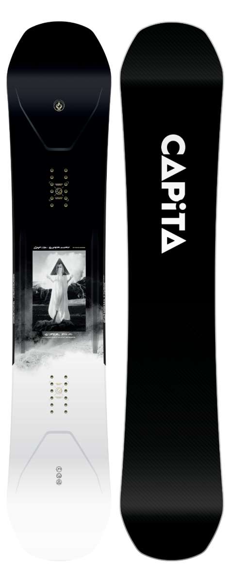 2024 Capita Super DOA Snowboard - All-Mountain Freestyle Snowboard for Men & Women | Perfect for Park, Powder & Backcountry Riding
