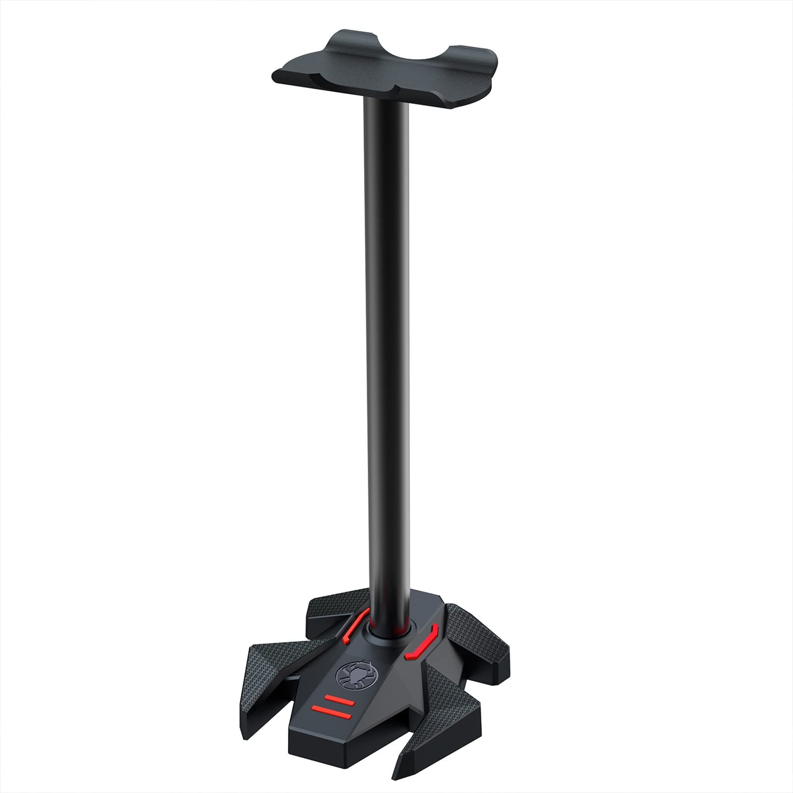 Premium Aluminum PC Gaming Headset Stand - Universal Headphone Holder with Anti-Slip Base for Desk/Wall Mount (Black) | Perfect for Gaming Setup, Home Office & Studio Organization