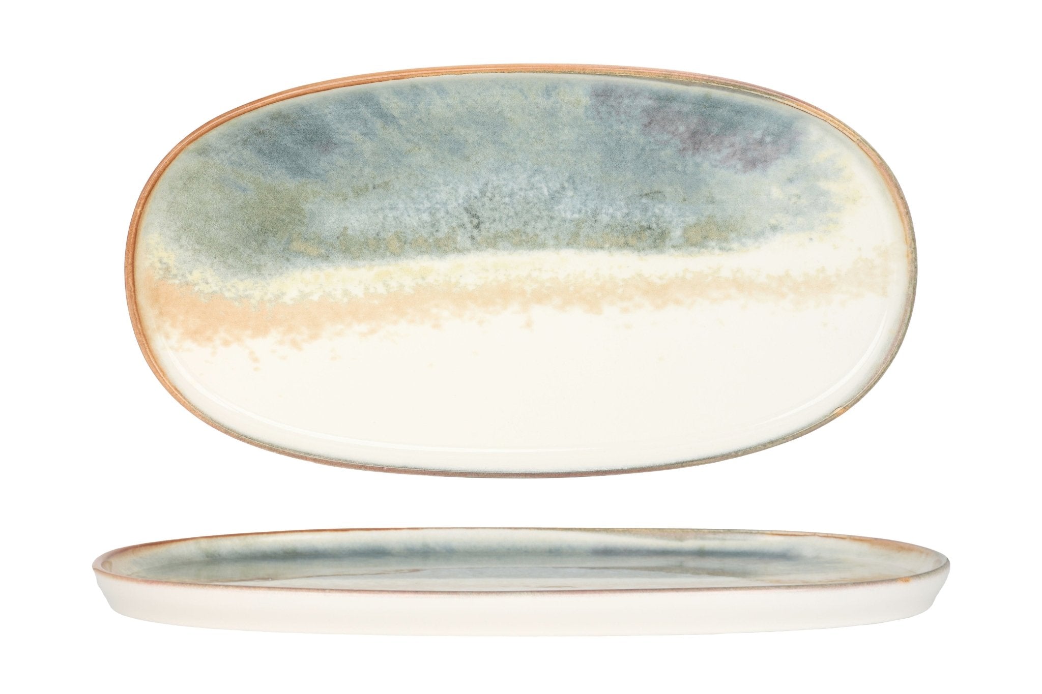 Fium 30cm Service Plate - Elegant Ceramic Dinner Plate for Restaurants, Catering & Home Dining | Microwave & Dishwasher Safe
