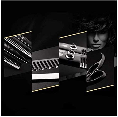 Professional Hairdressing Scissors Set - 5.5 Inch Sharp Hair Cutting & Thinning Scissors for Barber Styling, Home Use & Salon (Tooth Cut Design) - Perfect for Precision Haircuts, Trimming, Layering & Texturizing