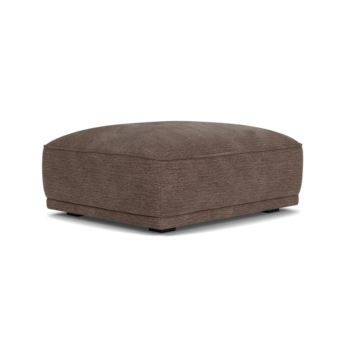 Leonora Fabric Storage Ottoman with Tufted Top - Stylish Footrest, Coffee Table & Extra Seating for Living Room, Bedroom & Dorm