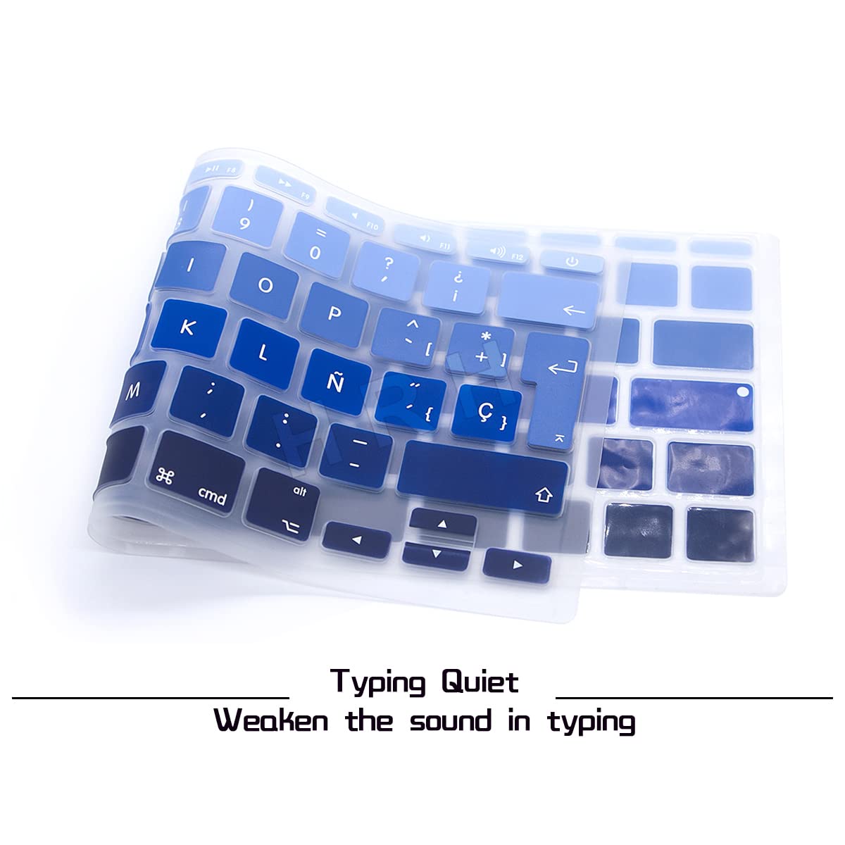Spanish Language Silicone Keyboard Cover for MacBook Air 11.6