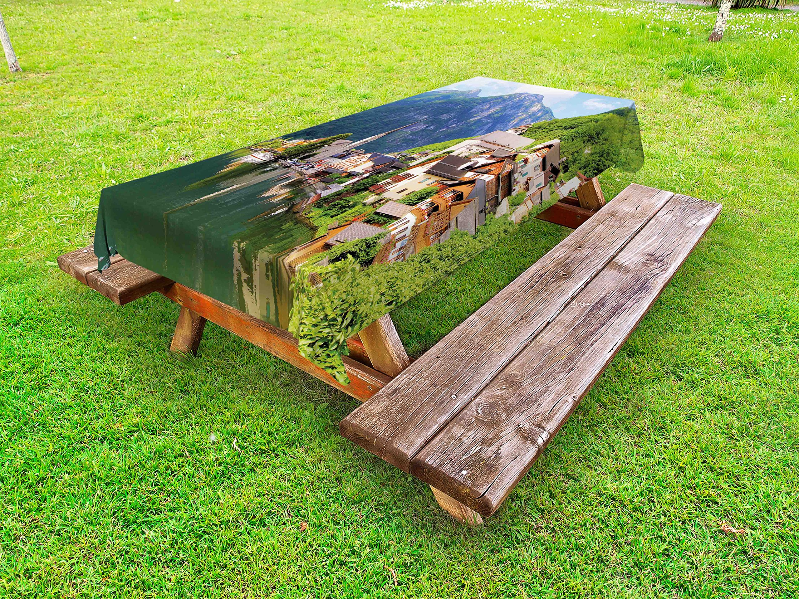 Ambesonne Waterproof Outdoor Tablecloth - 58