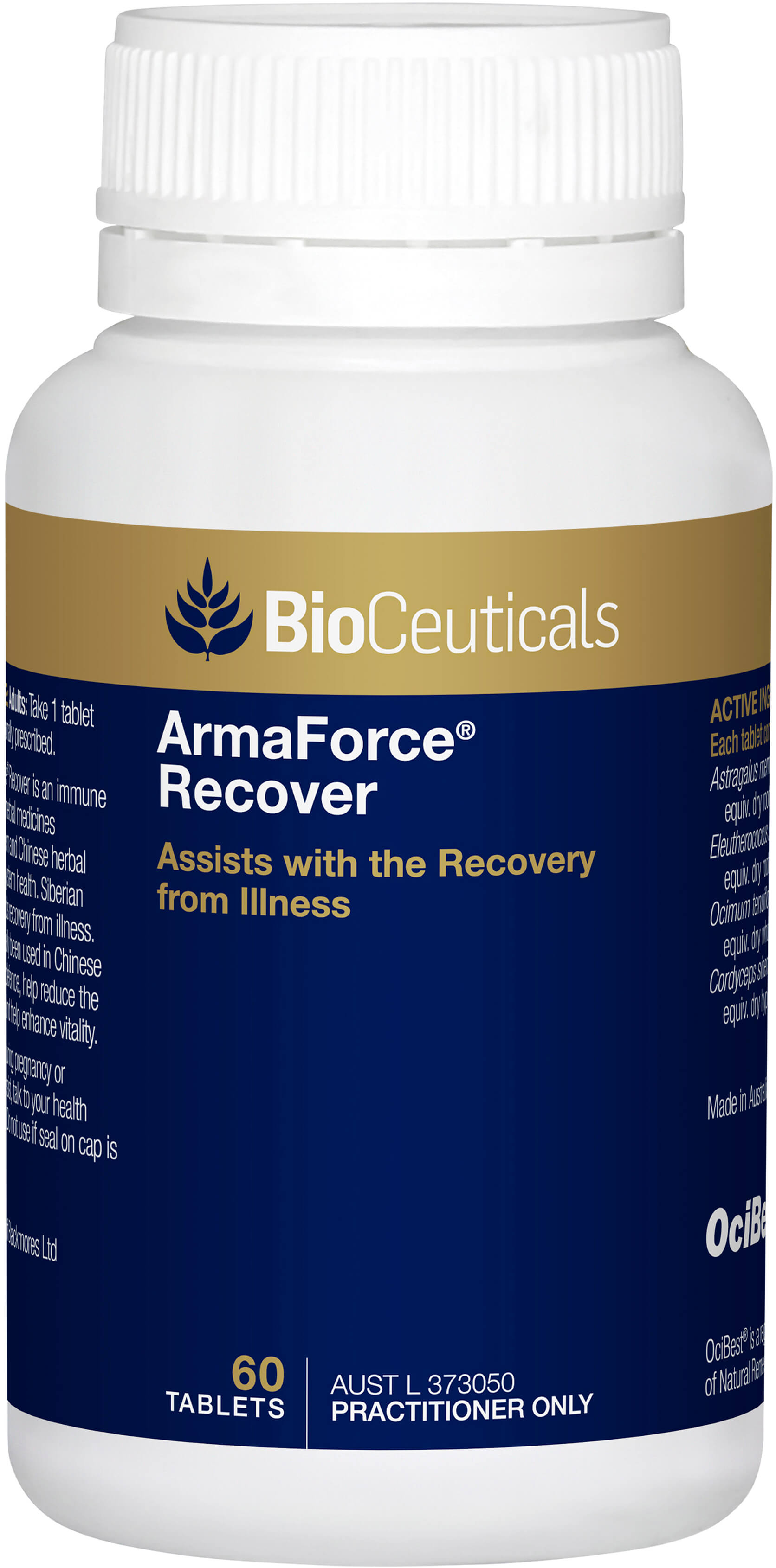 BioCeuticals Armaforce Recover - Immune Support Supplement with Echinacea, Andrographis & Olive Leaf Extract - Boost Immunity & Recovery After Illness - Perfect for Cold & Flu Season, Travel & Stressful Times