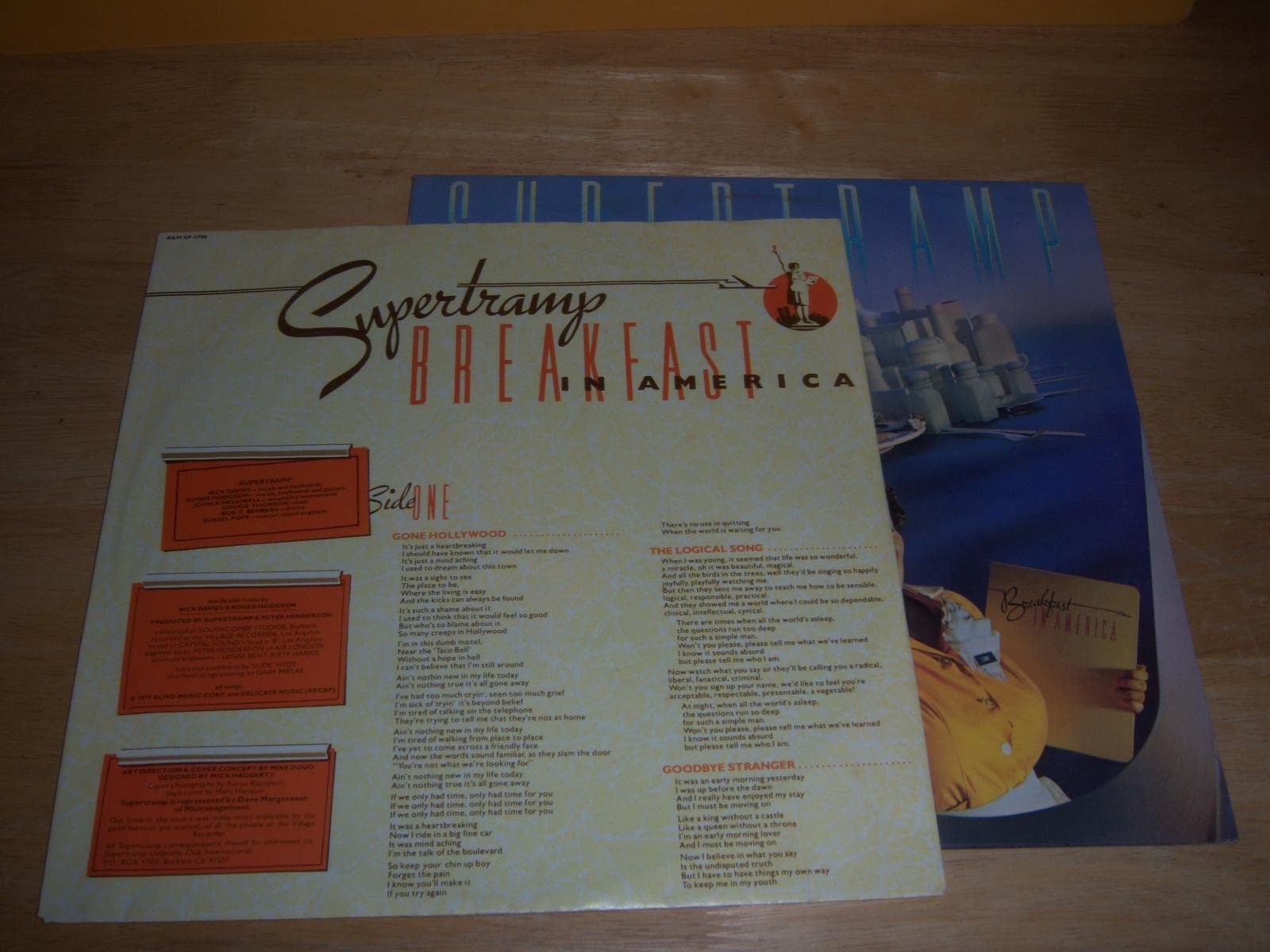 Supertramp - Breakfast In America (1979) Vinyl LP Record | Classic Rock Album | Perfect for Vinyl Collectors & Music Enthusiasts