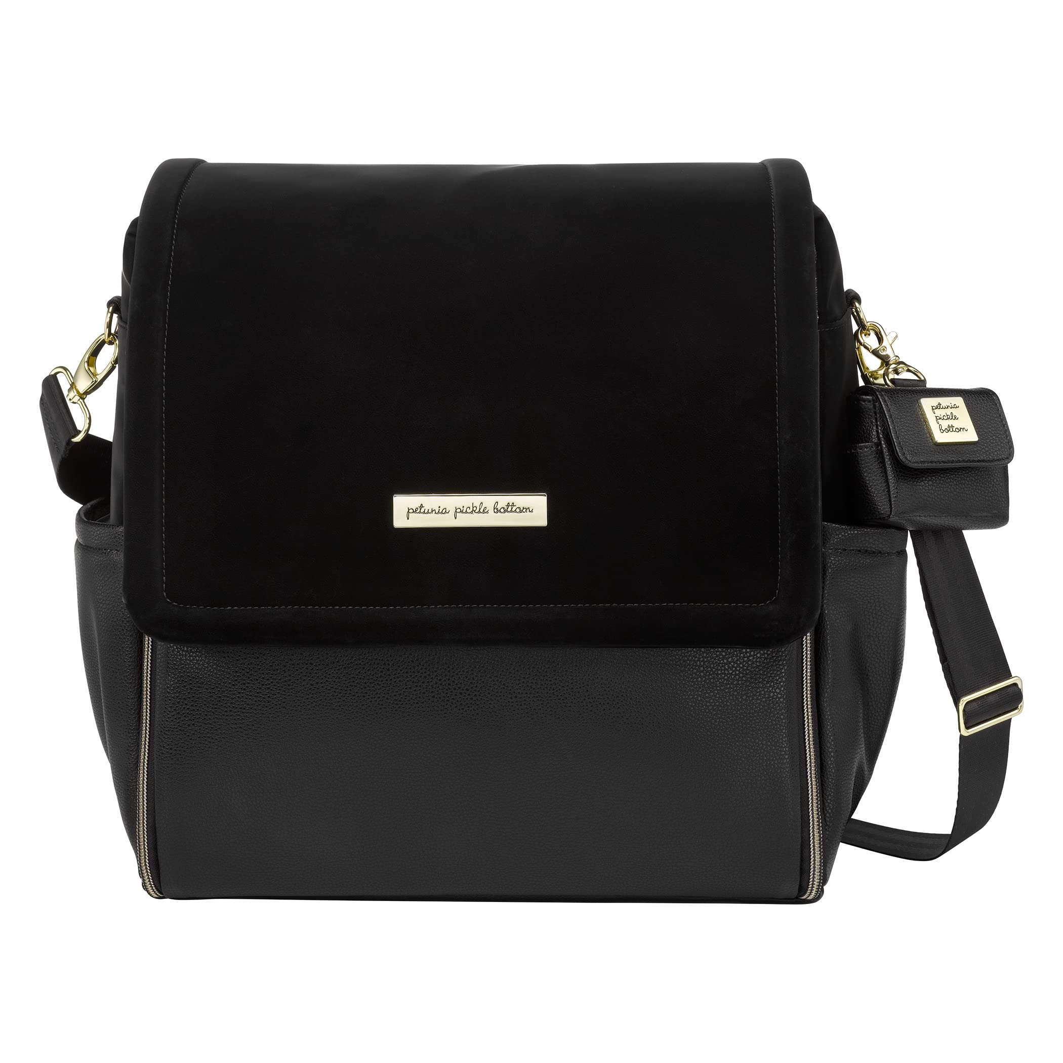 Petunia Pickle Bottom Boxy Backpack Diaper Bag - Stylish & Spacious Baby Backpack for On-The-Go Moms - Twilight Black - Perfect for Travel, Daycare & Everyday Use
