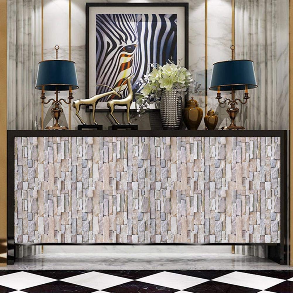 Waterproof Wall Stickers for Living Room & Bedroom - Peel and Stick TV Background Wall Decoration - Perfect for Home Decor, DIY Projects, and Interior Design
