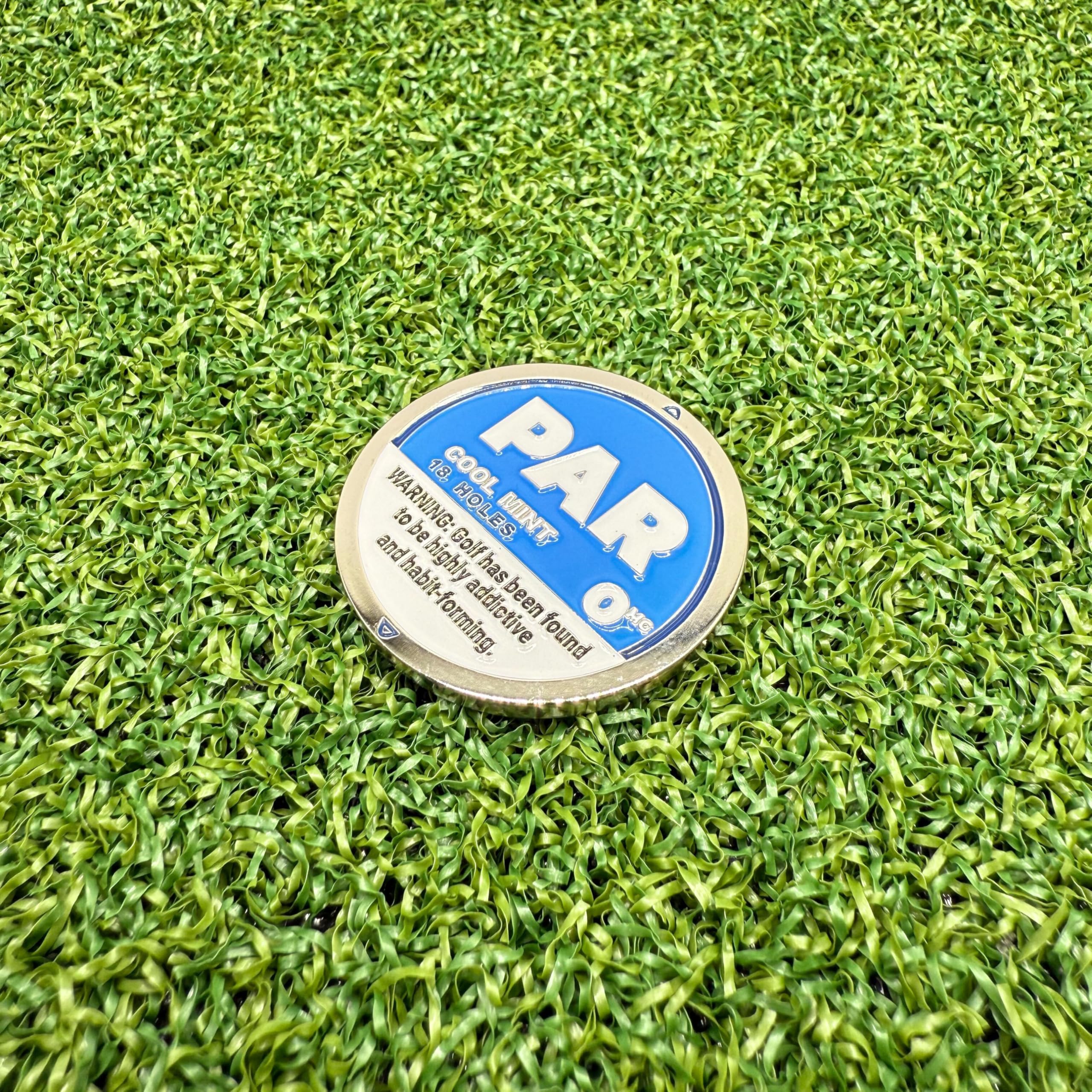 PAR - Magnetic Golf Ball Marker for Putting Green | Durable & Funny Golf Accessories for Men | Perfect Golf Gifts for Players & Enthusiasts | Use on Greens, Tournaments & Casual Play