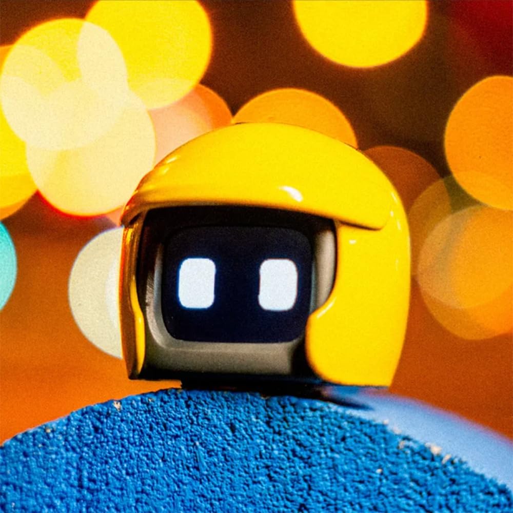 Interactive Poki Car Robot - Smart Dashboard Companion with 50+ Animations & Voice Control | Fun AI Pet for Kids & Adults | Perfect for Road Trips, Gifts & Car Decor (Pink)
