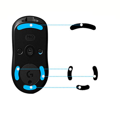 Logitech G502 Hero & G502 Wireless & G Pro Mouse Feet Skates - PTFE Glide Pads for Smooth Gaming Performance - Perfect for FPS, MOBA, and Esports Gaming