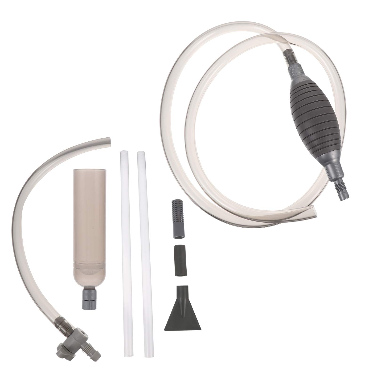 Premium 3-in-1 Aquarium Gravel Cleaner Kit - 3 Meter Fish Tank Vacuum, Sand Washer & Cleaning Tool Set for Freshwater & Saltwater Tanks | Easy Water Change & Substrate Maintenance