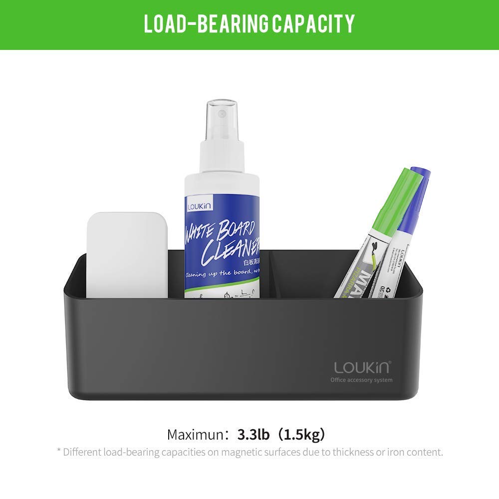 **Magnetic Whiteboard Accessories Bundle - Marker Holder, Dry Erase Erasers & Whiteboard Cleaner (3.4 fl oz) for Office, Classroom & Home Use**