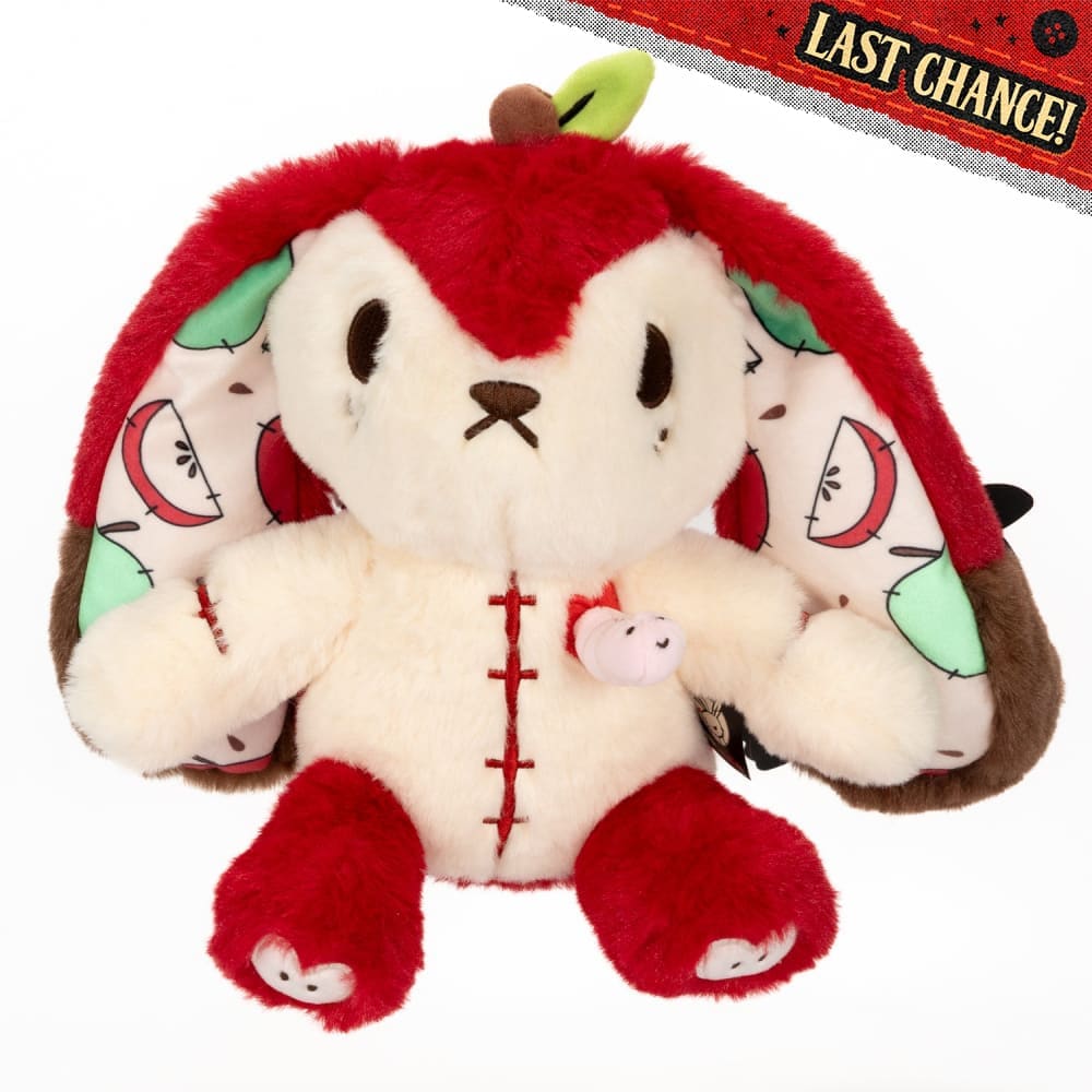 Plushie Dreadfuls Apple Rabbit Stuffed Animal Toy - Cute Bunny Plush for Kids, Collectors & Gift Giving | Perfect for Nursery Decor, Birthday Presents & Cuddling