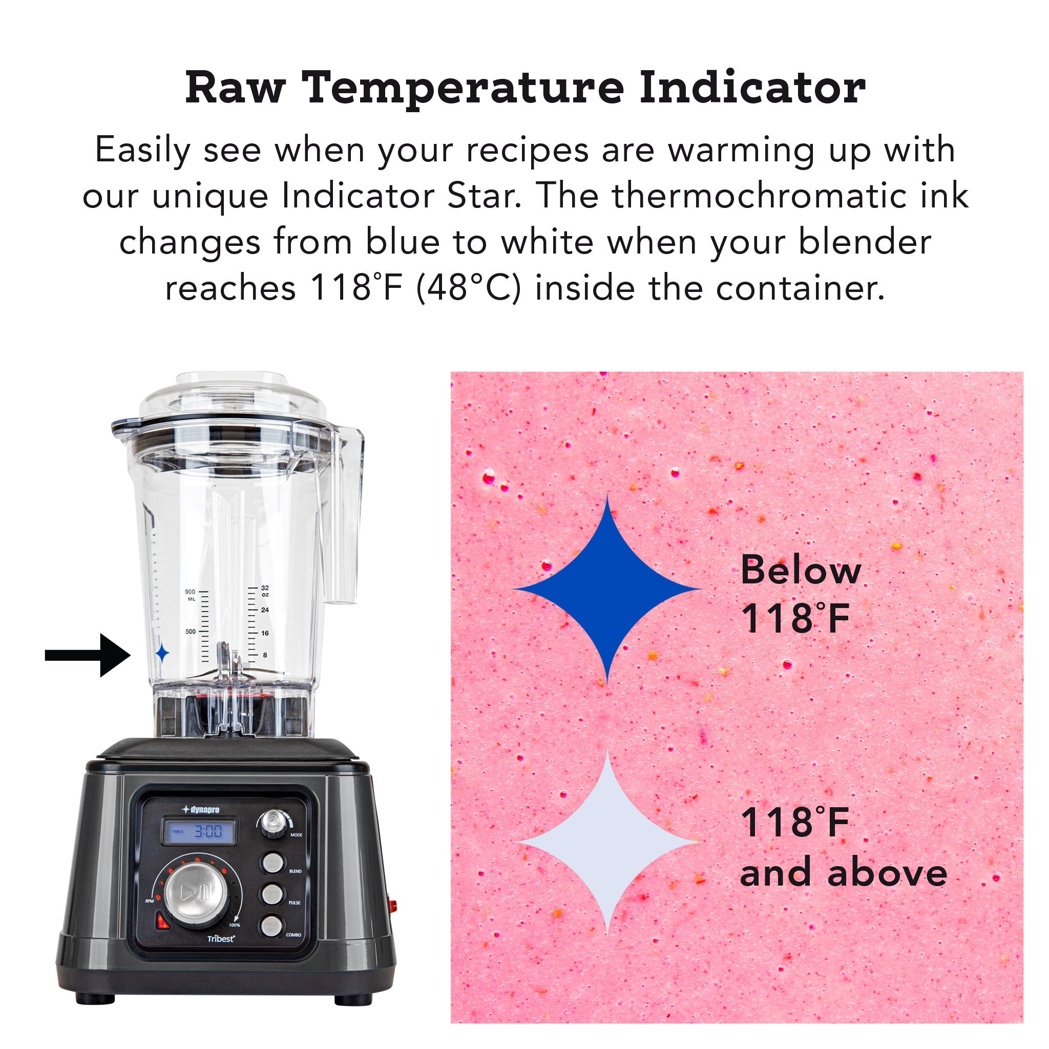 Refurbished Dynapro® Commercial High Speed Blender - Professional Grade for Smoothies, Soups & Food Prep | Restaurant & Home Kitchen Use