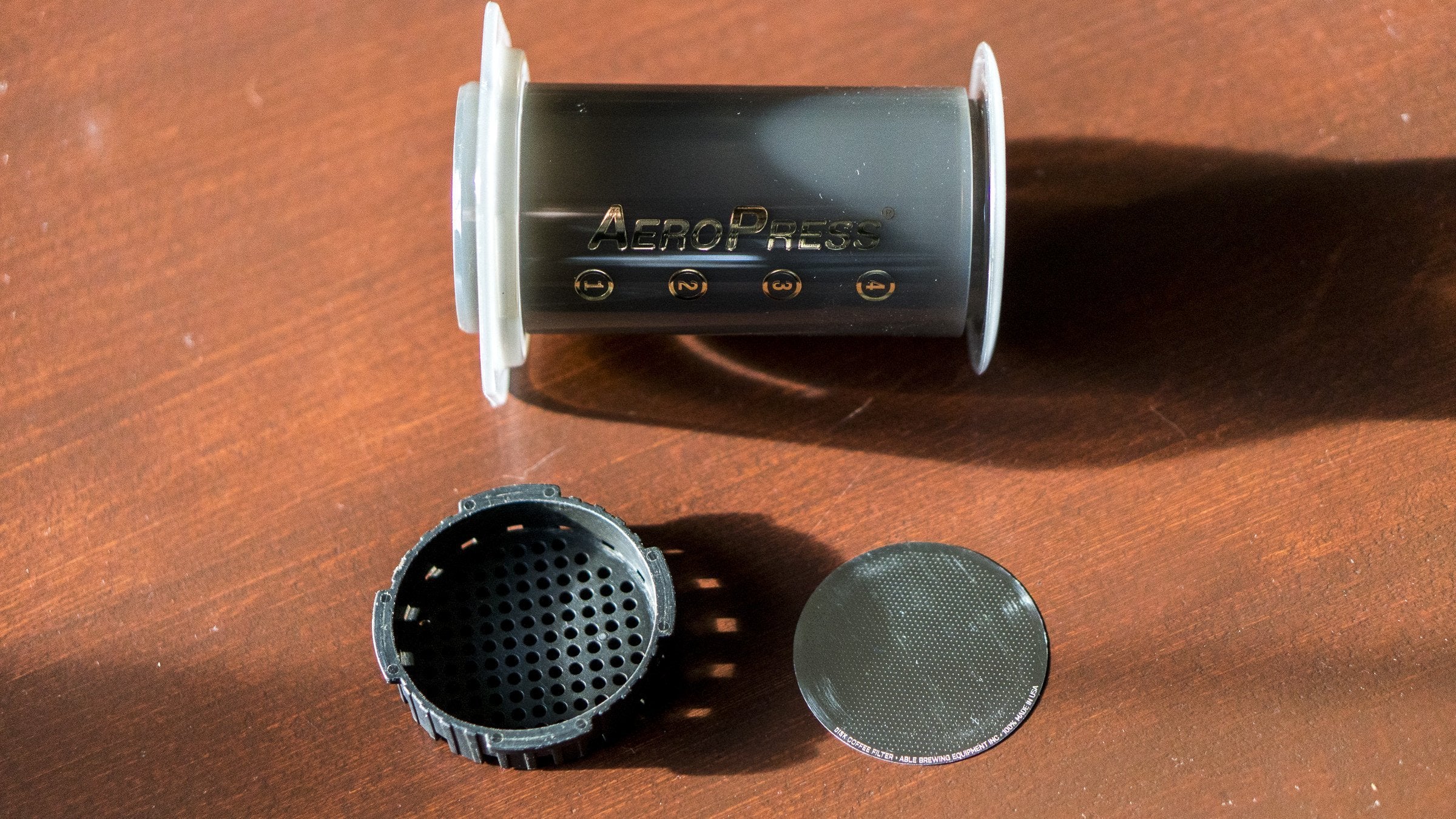 Premium Stainless Steel AeroPress Coffee Filter - Reusable & Durable for Espresso & Cold Brew - Perfect for Travel, Camping & Home Brewing
