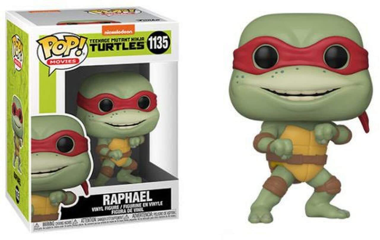 Funko Pop! Vinyl Figure - Teenage Mutant Ninja Turtles II: Secret of The Ooze Raphael (3.75 inches) with Pop Box Protector Case | Collectible Action Figure for TMNT Fans, Home Display & Gift Giving