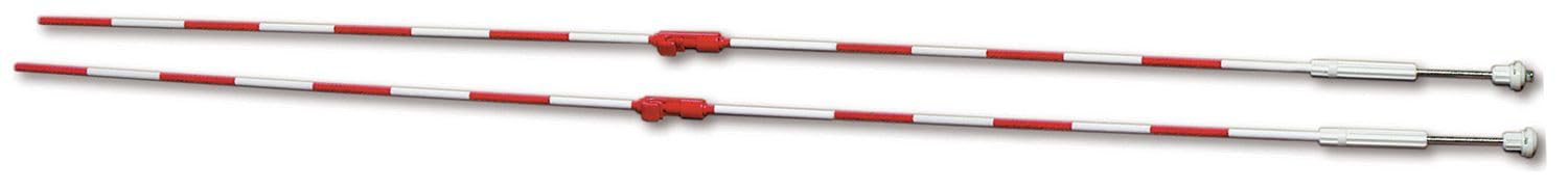 Tandem Sport Clamp-On Volleyball Net Antennae - 2 Pack Red & White Volleyball Antennas for 36