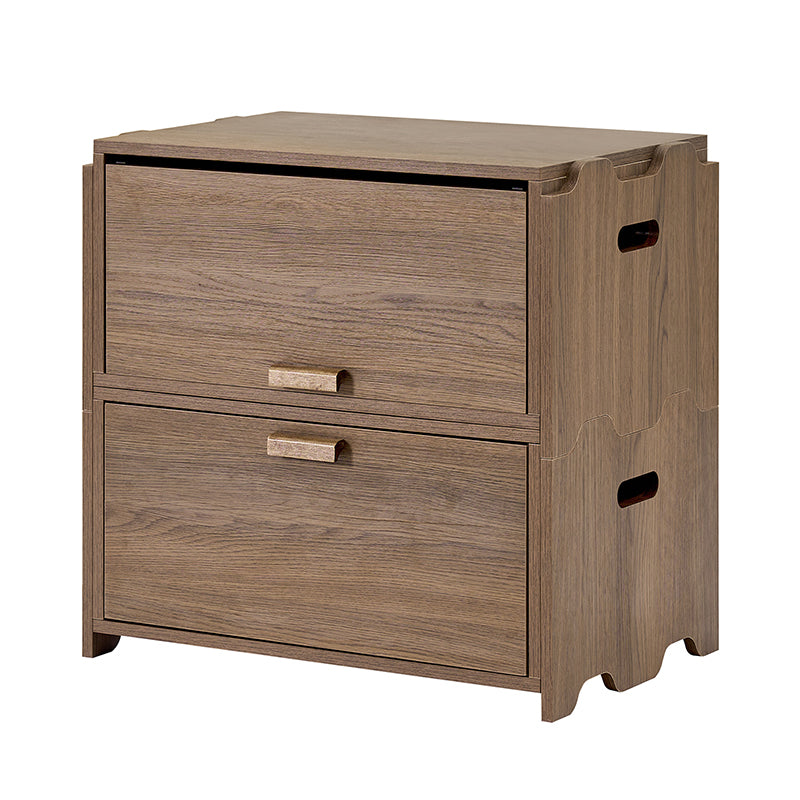 Modular Stackable Storage Drawers Nightstand with Flexible Organization - Hagen Space-Saving Bedside Organizer for Bedroom, Office & Dorm Room
