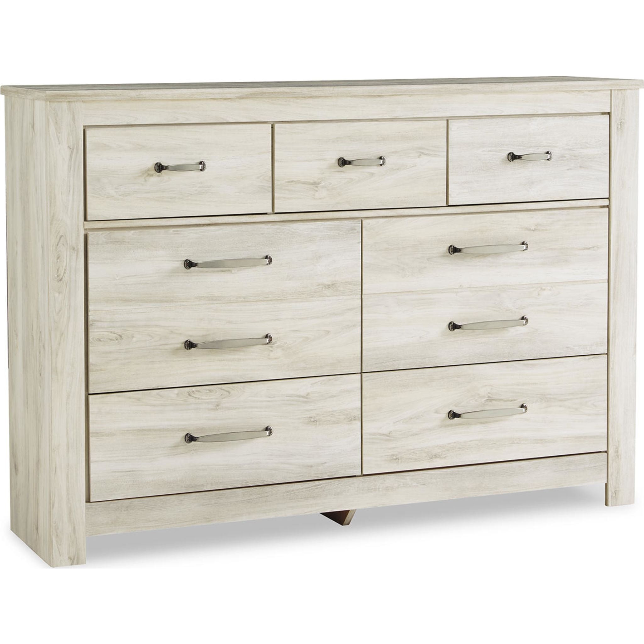 Bellaby 6-Piece King Size Storage Bedroom Set in Whitewash Finish - Perfect for Master Bedrooms and Spacious Guest Rooms