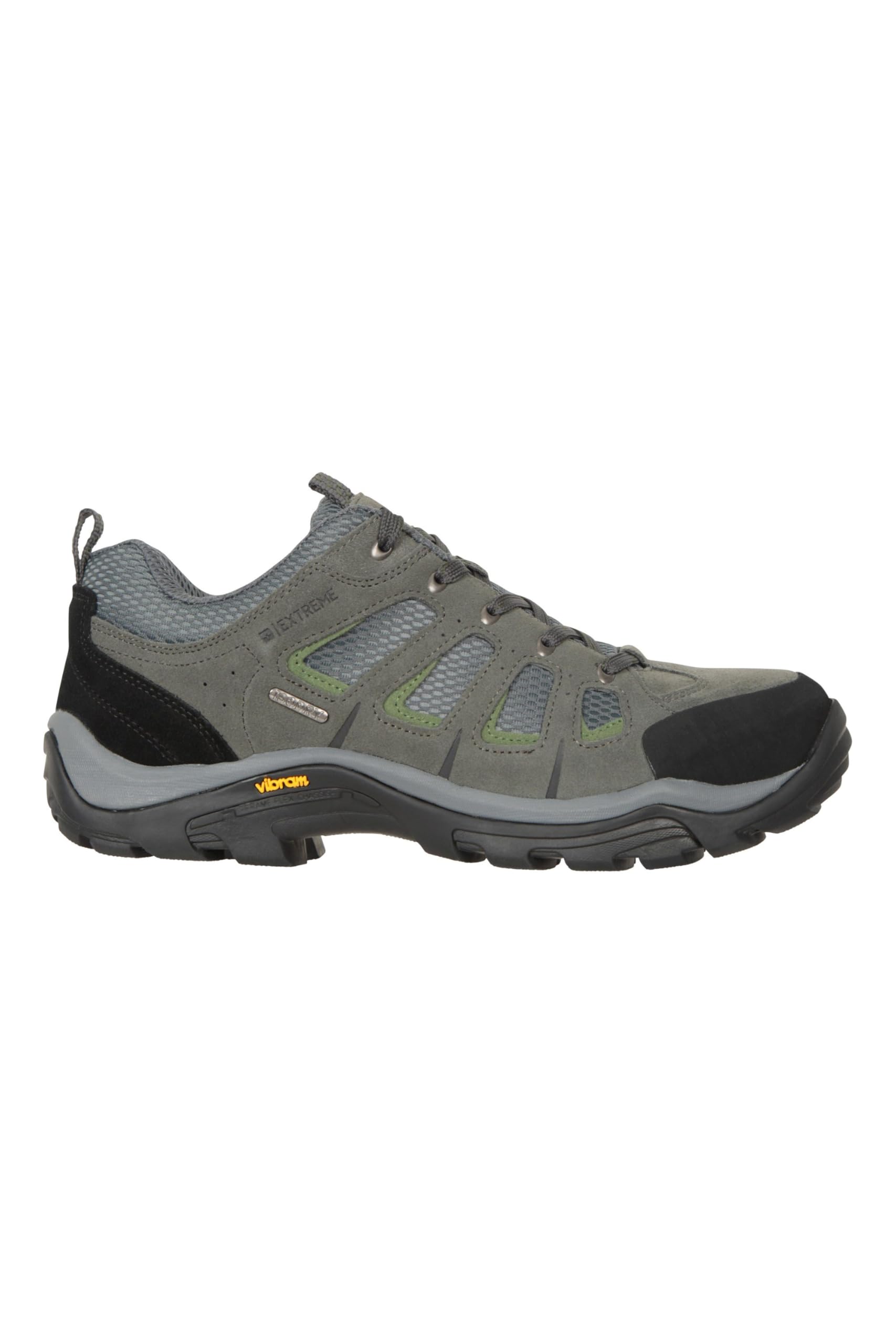 Mountain Warehouse Men's Waterproof Wide Fit Hiking Shoes - Lightweight Outdoor Boots for Trekking & Trail Walking