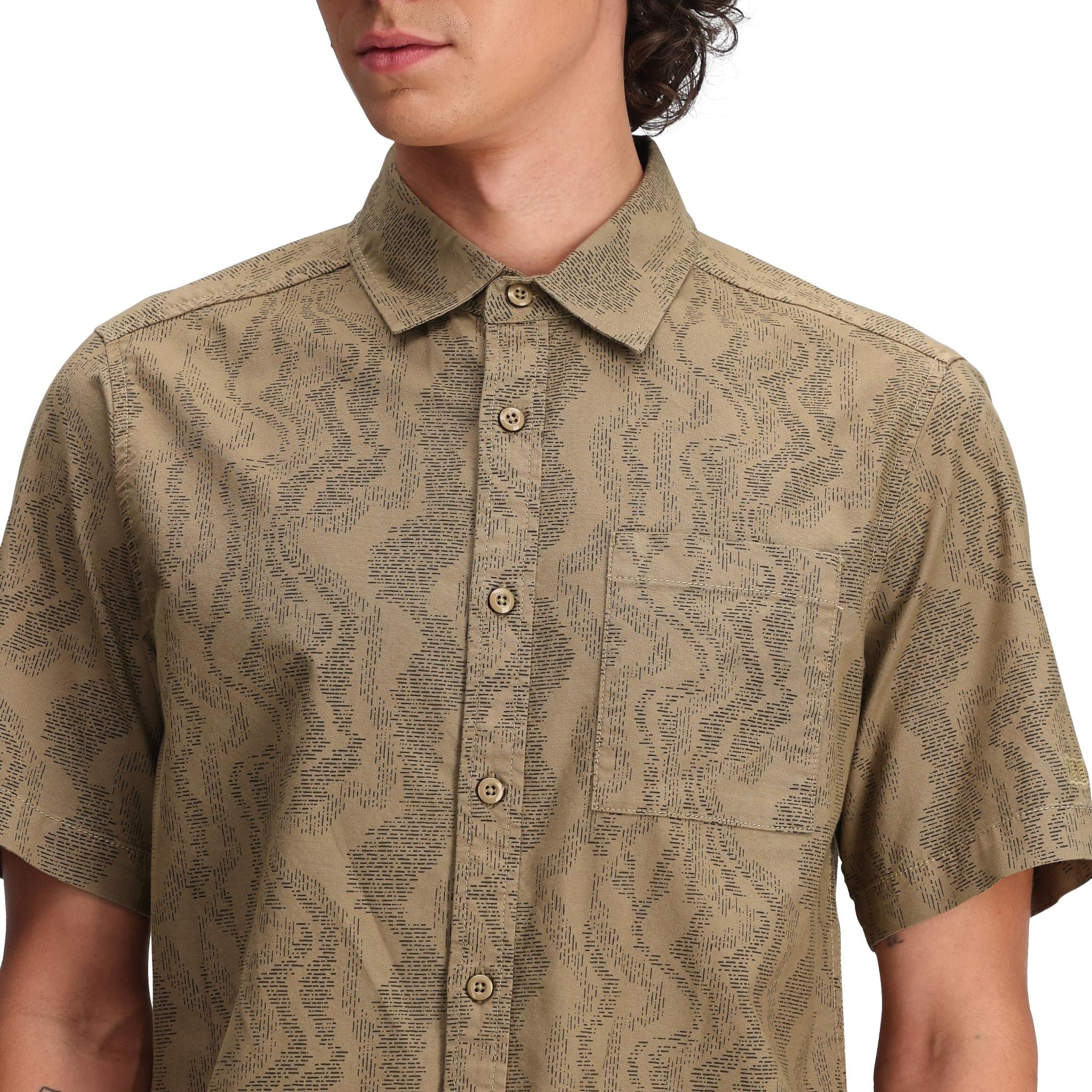 Men's Short Sleeve Desert Shirt - Breathable Casual Summer Shirt for Outdoor Adventures & Travel