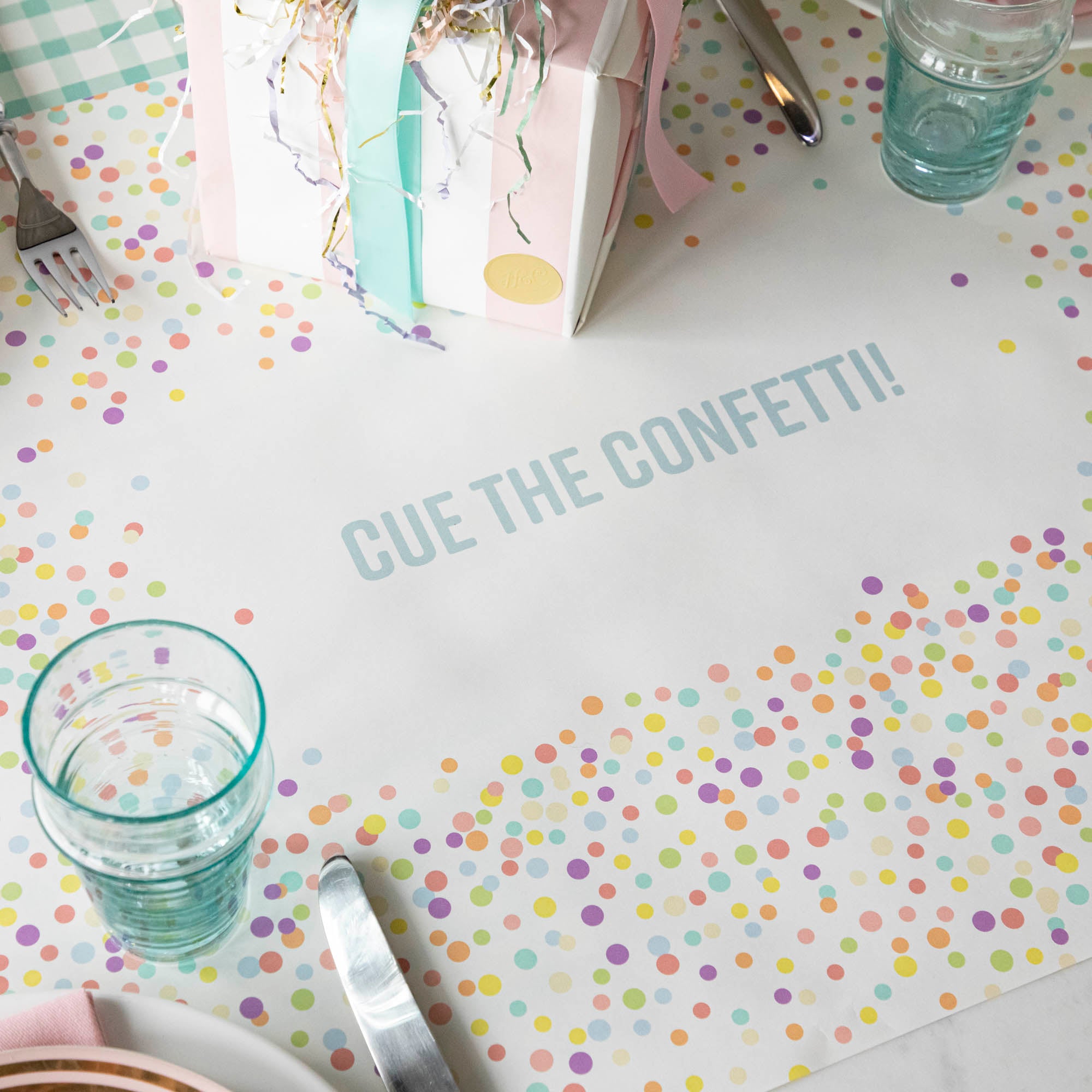 Personalized Confetti Sprinkles Runner - Custom Wedding Aisle Decor for Boho, Rustic & Modern Weddings - Perfect for Bridal Showers, Baby Showers & Party Decorations