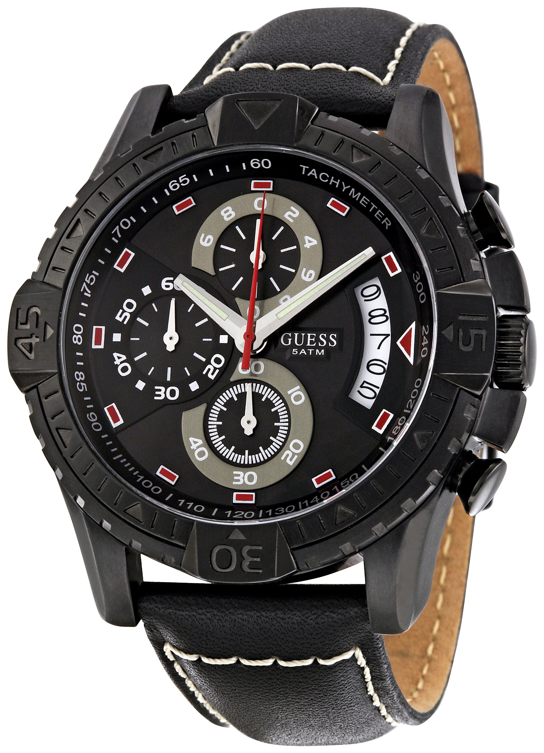 Guess Men's W18547G1 Activator Chronograph Watch - Waterproof Sports Watch for Men with Date Display - Perfect for Running, Gym Workouts & Outdoor Activities