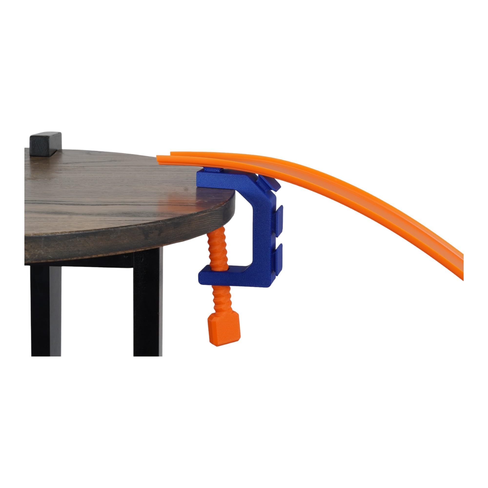 Hot Wheels Track Clamp - Blue & Orange Replacement Part for Hot Wheels Race Tracks - Perfect for DIY Track Repairs & Custom Race Setups