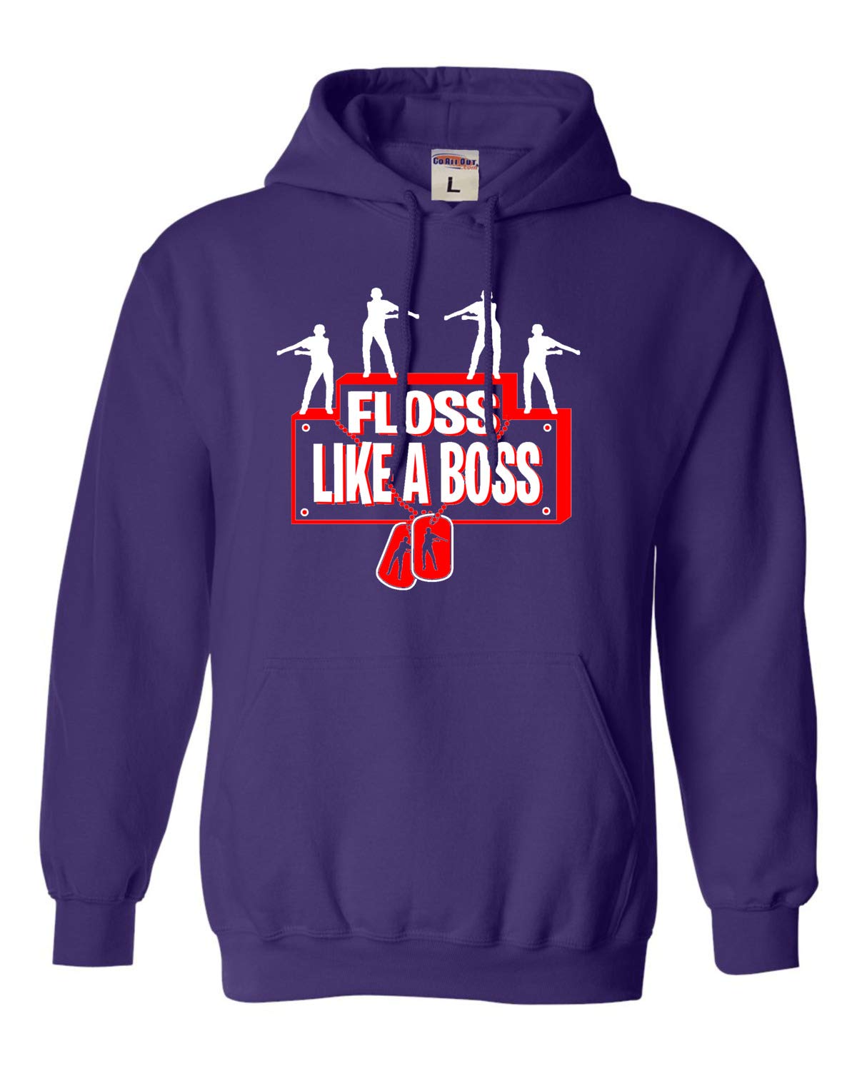 Go All Out Floss Like A Boss Unisex Sweatshirt Hoodie - Trendy Dance & Streetwear for Men and Women