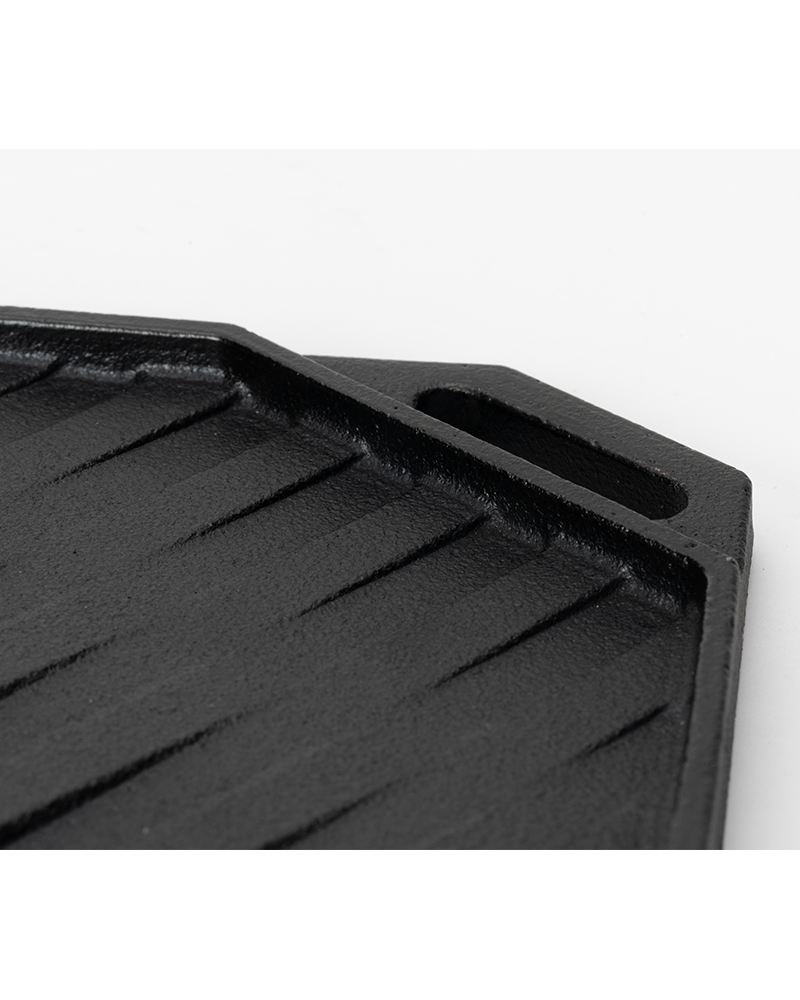 Giga Power Stove Rectangular Griddle - Heavy Duty Cast Iron Cooking Surface for Outdoor Camping, BBQ, and Home Kitchen Use
