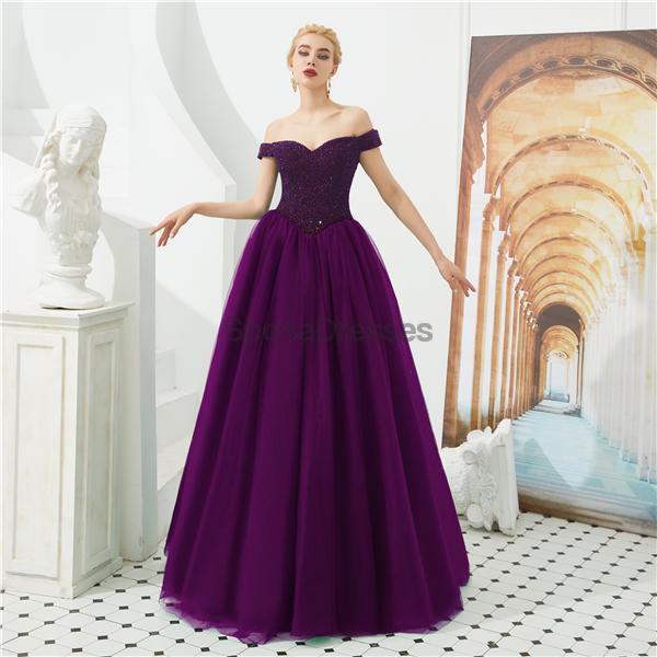 Emerald Green Off Shoulder A-Line Long Evening Prom Dress for Women - Elegant Formal Gown for Prom, Party, Homecoming & Special Occasions