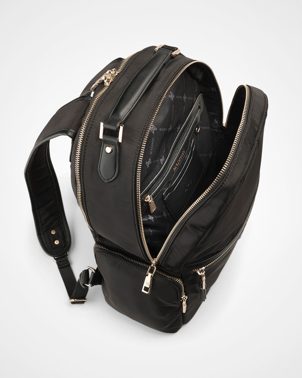 Tonya Water-Resistant Nylon Laptop Backpack for Women & Men - 15.6 Inch Laptop Bag with USB Charging Port - Perfect for Work, Travel & College Students
