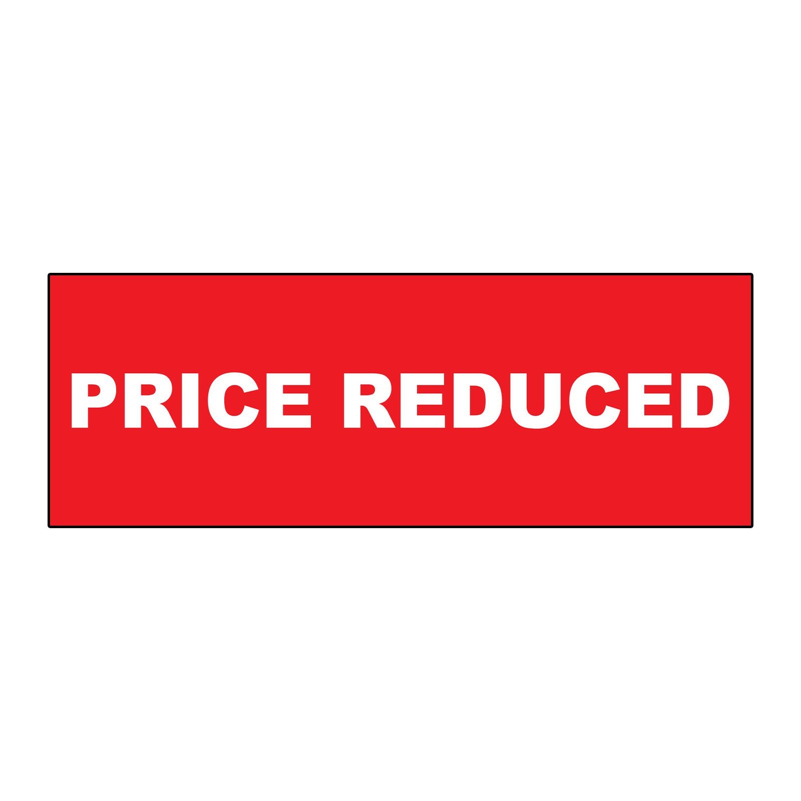 Red Metal Aluminum Real Estate Rider Sign - 6x24 Inch, Single or Double Sided Printing | Durable & Weatherproof for Yard, Open House & Property Sales | Fastasticdeals Discount